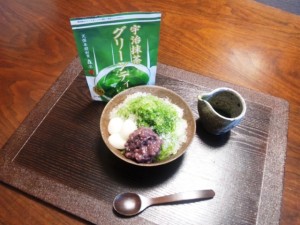 宇治抹茶のカキ氷