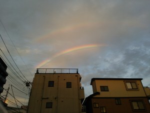 二重の虹