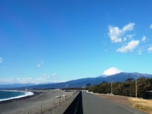 千本松原からの富士山