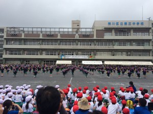 雨の運動会